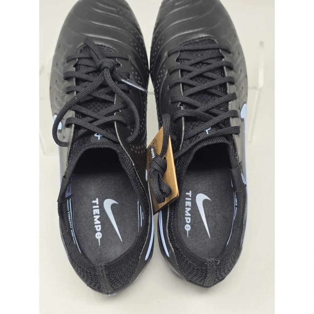 Nike Tiempo Legend 10 Elite Size 7.5 Mens FG Soccer Shadow Pack Black DV4328-003